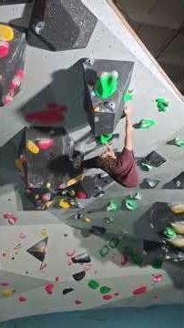 Climbing in Berlin, Berta Block 6c overhang problem #climbing #bouldering #athlete #rockclimbing