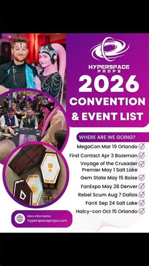 2026 Convention and Event List
