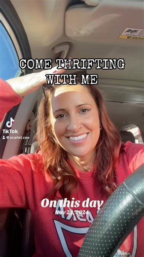 Throwback video! On November 23rd and 24th, 2024, I posted this two-part thrifting trip. It’s fun to look back. 🥰 A new video will be posted later today. | Scarlet Cee