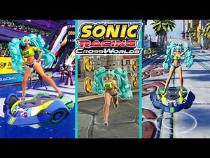 🌺 Watch Brazilian Hatsune Miku BUST a Move! Sonic Racing: CrossWorlds 4K!