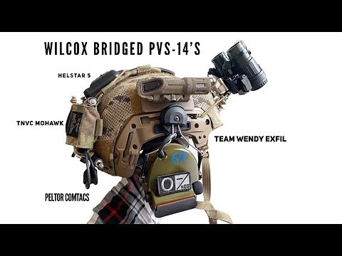 Dual PVS-14 NVG Helmet Setup