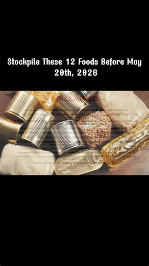 12 Foods to Stockpile Before May 20, 2026