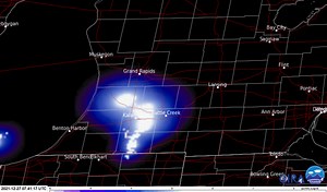🌩GOES East lightning mapper captured the few waves of thunderstorms rolling across southern lower Michigan this morning. Loop runs from 1 AM-10 AM EST. | Great Lakes Weather & Climate