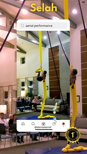 Selah’s Powerful Aerial Performance | 1st Place Aerialympics Winner | #AerialArts