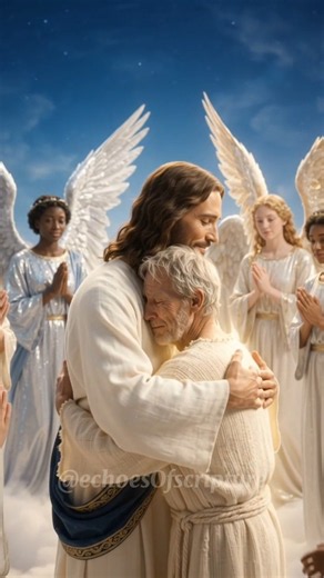 The Moment Every Tear Is Wiped Away, #JesusComforts #Angels #SaintsInHeaven