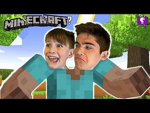 We Forgot How To Play Minecraft... (HobbyFamilyTV) - Videos For Kids