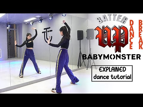 BABYMONSTER - 'BATTER UP' DANCE BREAK Dance Tutorial | EXPLAINED + Mirrored