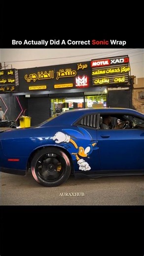 Bro Turned This Dodge Challenger Into A Sonic Beast! 🔥 #bmw #bmwmmotorsport #bmwm5 #bmwedit #short