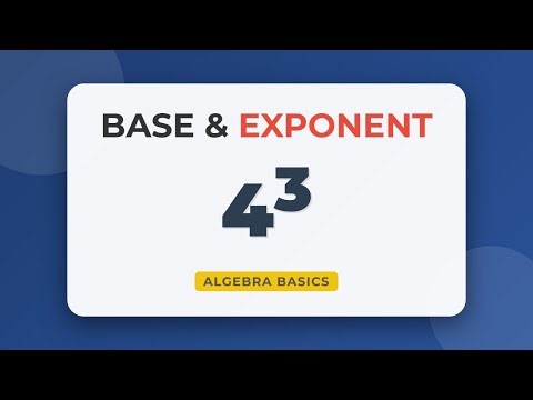 Base and Exponent: Identifying Components | Algebra Basics