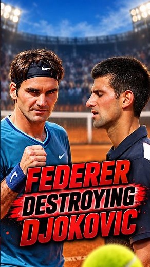 When Federer Destroyed Prime Djokovic!