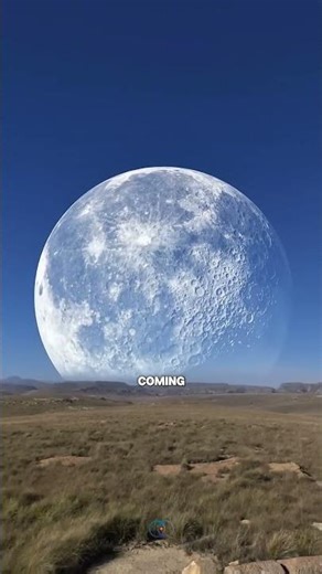 Rare Astronomical Event - Biggest Supermoon of 2052 🤯 #astronomy
