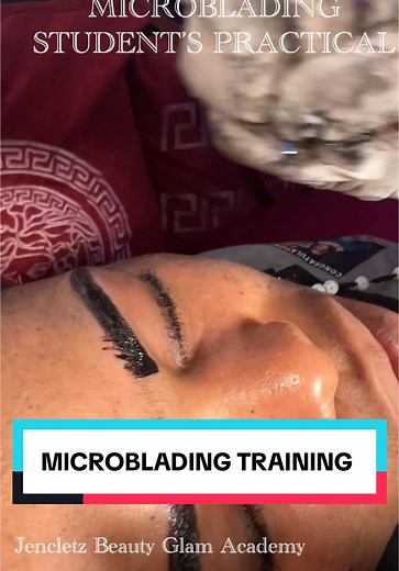 Microblading training. My student’s first practical on a face. #microblading #microbladingbrows #microbladingeyebrows #microbladingartist #microbladingtraining #microbladinginwarri