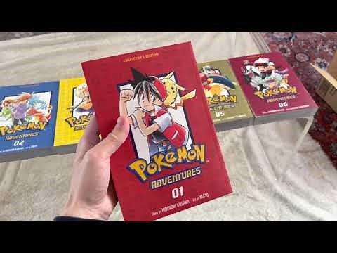 Pokemon Adventures Collector's Editions (Volumes 1-7) Unboxing
