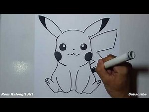 HOW TO DRAW PICHACHU IS VERY EASY