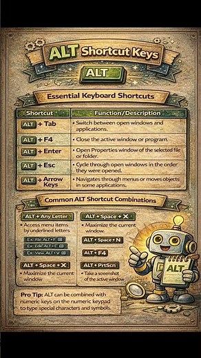 ALT Shortcut Keys 🔥 | Keyboard Tricks Every Student Must Know #shorts #viral #trending #shortvideo