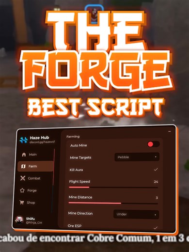 [💎] The Forge Script (2026) NO KEY | Auto Farm, Farm Mobs, Auto Forge ⚒️ #roblox #robloxfyp #fyp #theforge