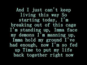 Eminem- Im not Afraid lyrics on screen & discription