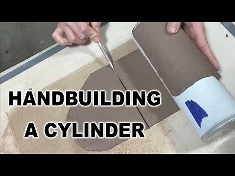 How to Make a Clay Cylinder - Ceramics Handbuilding for Beginners
