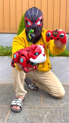 Red Remote control Dog unboxing & Testing