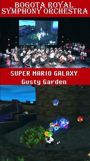 Super Mario Galaxy - Gusty Garden Orchestral #wii #movie #retro #vgm