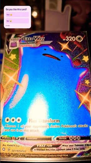 ✨ SHINY Ditto VMAX! Shining Fates! Pokemon TCG! #pokemon #pokemoncards #pokemontcg