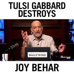 Andrew Klavan plays a clip of Democrat 2020 candidate Tulsi Gabbard battling the co-hosts of "The View" over her appearing on Fox News. | Daily Wire