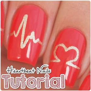 177K views · 2.3K reactions | Happy Valentine's Day❤️ Video tutorial  Heartbeat nails ❤️ using 'Heartbeat Stencils' from Whats Up Nails ❤️ Use my discount code: XNAILSBYMIRI10 for 10% off on nail vinyls on www.whatsupnails.com ❣ Song: Hilary Duff - Beat Of My Heart Video editing: Premiere Pro | Nails by Miri | Facebook