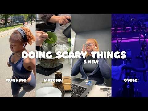doing things that scare me for a week 😬 | first spin class, running & solo days