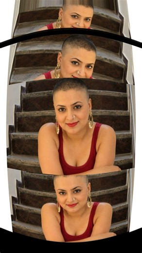 Women Bald Bridal shoot Promo28