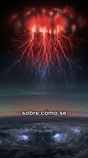¿Qué es esa luz roja sobre las tormentas 🔴⚡