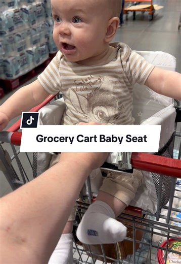 Revolutionize Grocery Shopping with This Cart Seat!
