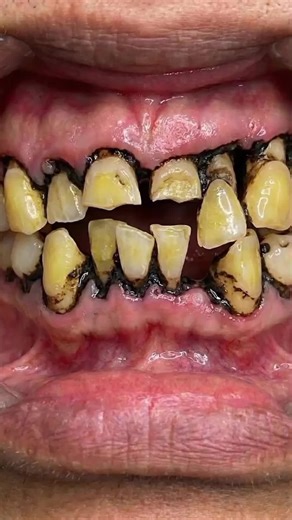 Gumline Collapse: Decay Destroys Smile