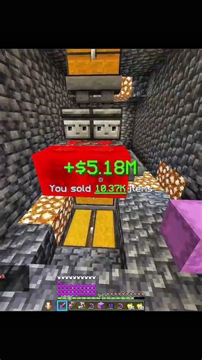 0 to 1B dollars in Minecraft smp farm 🤩🤩 #minecraft