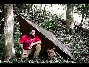 How to set up a Plow Point Tarp Shelter