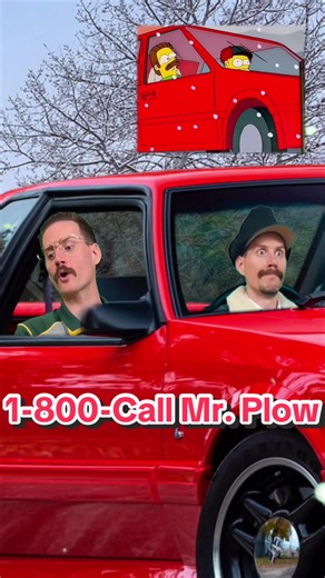 Roof plow energy 💀 #homer #nedflanders #simpsons #snow #comedy | mr plow simpsons