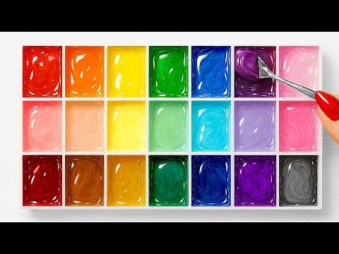 You Won’t Believe How To Create New Colors! Satisfying Color Mixing!