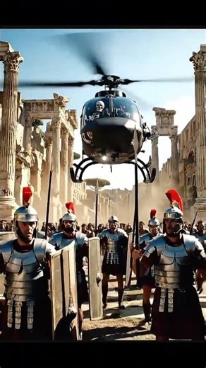 What if helicopter appeared in Ancient Rome