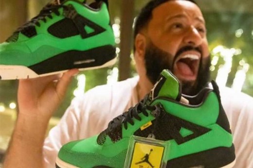 DJ Khaled shows off pair of 'Manila' Jordans in sneaker collection