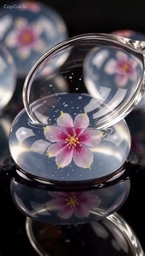 Crushing Crystal Jelly Spheres ASMR 🌸✨