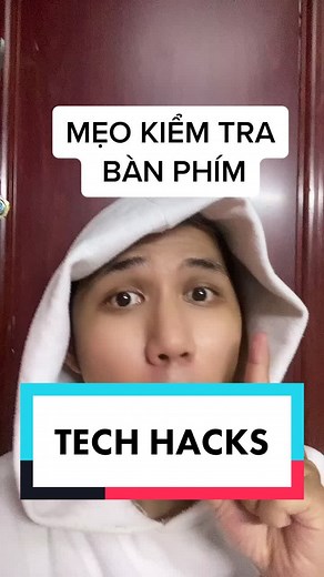 Mẹo kiểm tra bàn phím #fyp #learnontiktok #lifehack #technology #tech #keyboard #davoslingo