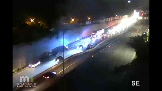 Fiery crash on Interstate 94 in Minneapolis