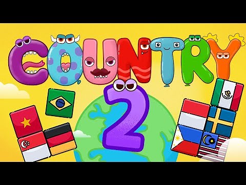 Where are you from song for kids (part 2) - country flag song