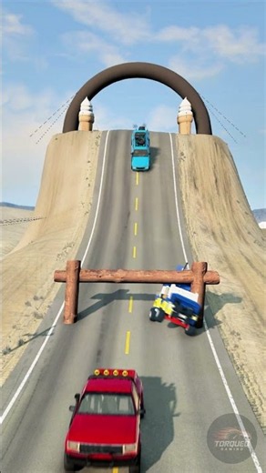Which Vehicle Powers Through This LOG TRAP? 🤯🪵 | #beamngdrive