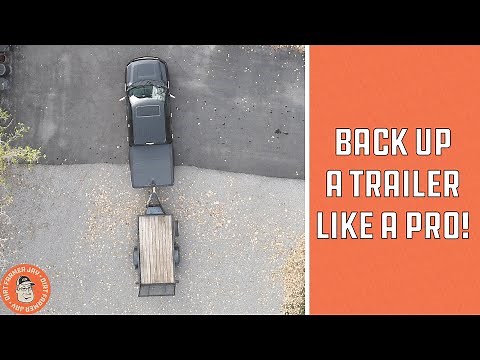 How To Back Up a Trailer the EASY Way! (2-Way Split Screen Guide)
