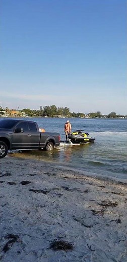 How to load a Jet Ski onto a trailer