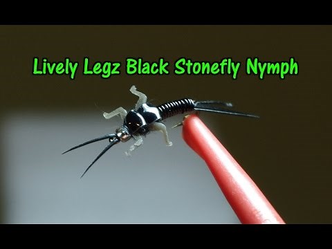 How to Tie a Lively Legz Black Stonefly Nymph