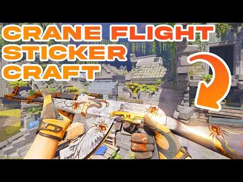 AK-47 | Crane Flight (CS2 Sticker Crafts)