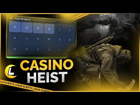 [QB/ESX] FIVEM CASINO HEIST SCRIPT | CINEMATIC SHOWCASE | PAID