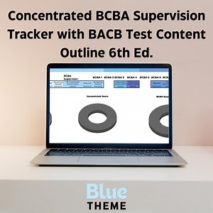Concentrated BCBA Supervision Hours Tracker With Test Content Outline 6th Ed. Tracker - Etsy UK