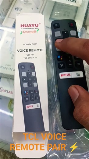 TCL voice remote pair ⚡#tcl #remote #pair#led #tv #tech #electronic #how